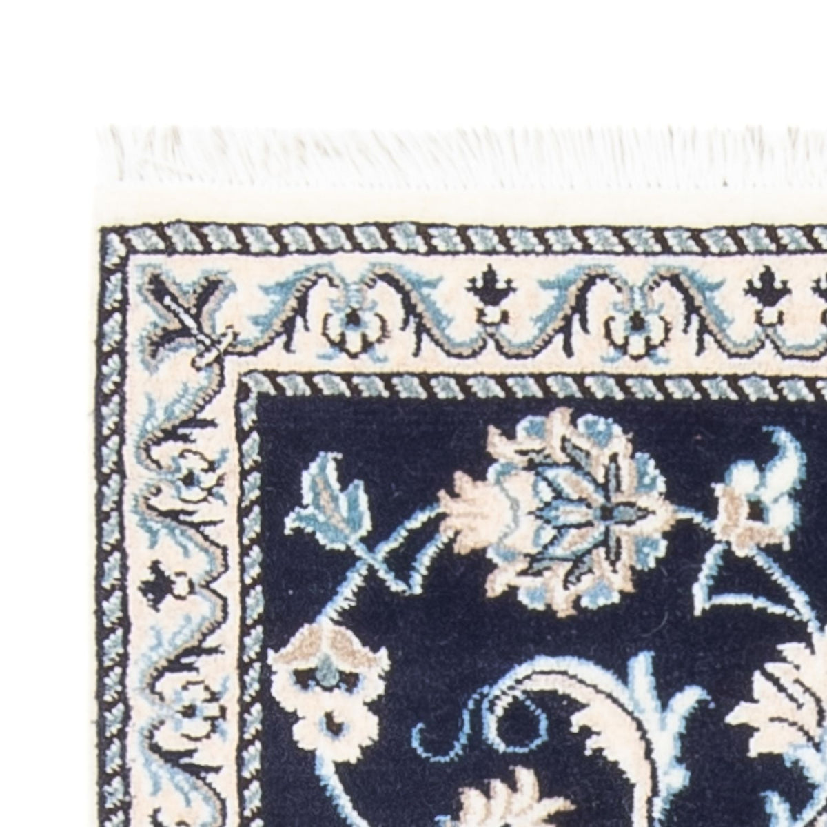Persisk matta - Nain - 137 x 67 cm - mörkblå