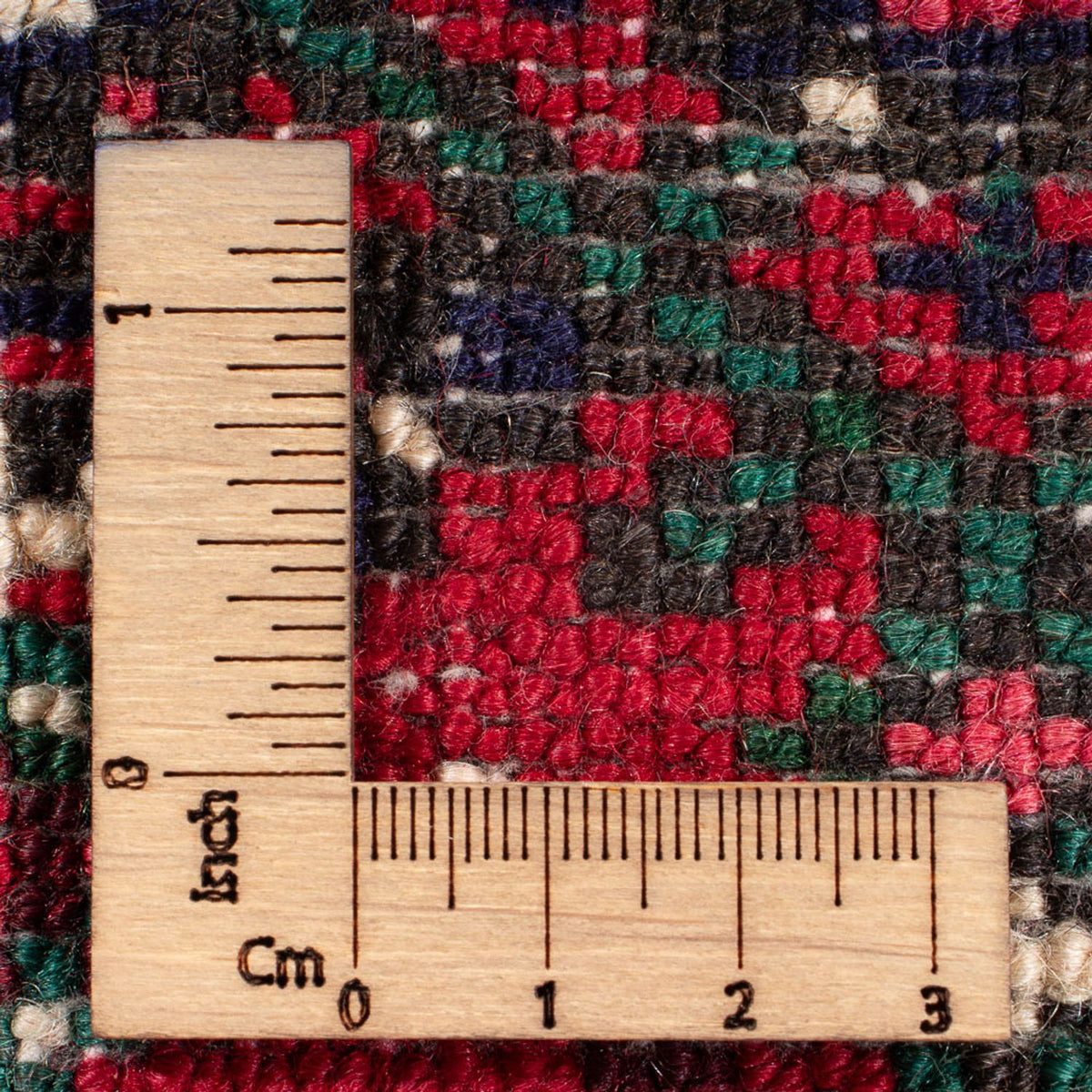 Persisk matta - Nomadic - 122 x 80 cm - mörkröd