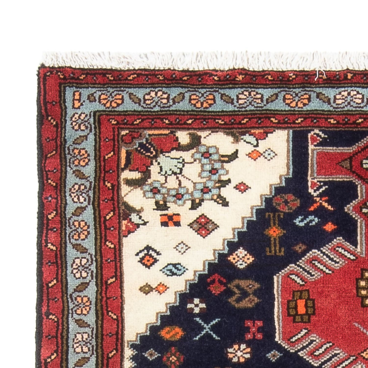 Persisk matta - Nomadic - 150 x 100 cm - mörkblå