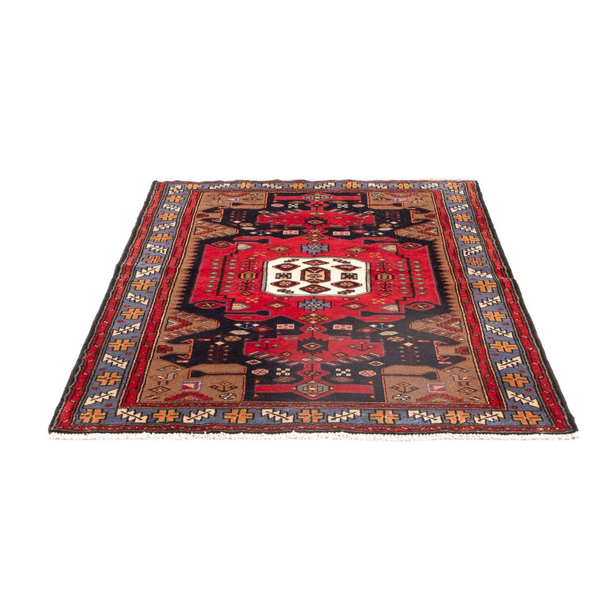 Persisk matta - Nomadic - 161 x 110 cm - mörkblå