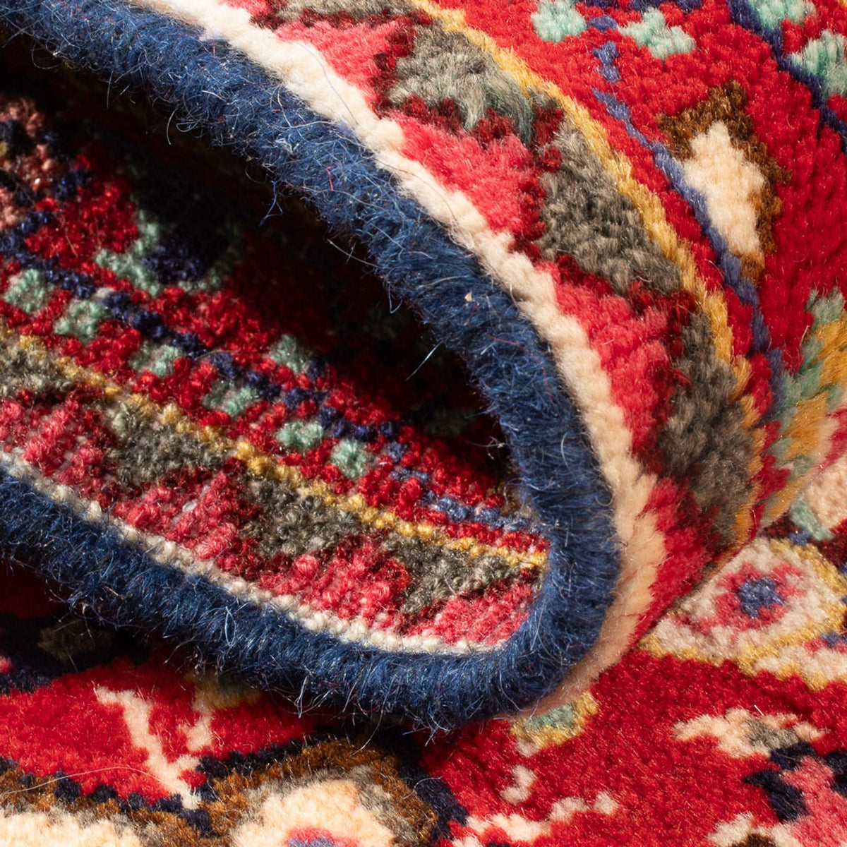 Persisk matta - Nomadic - 82 x 54 cm - mörkblå