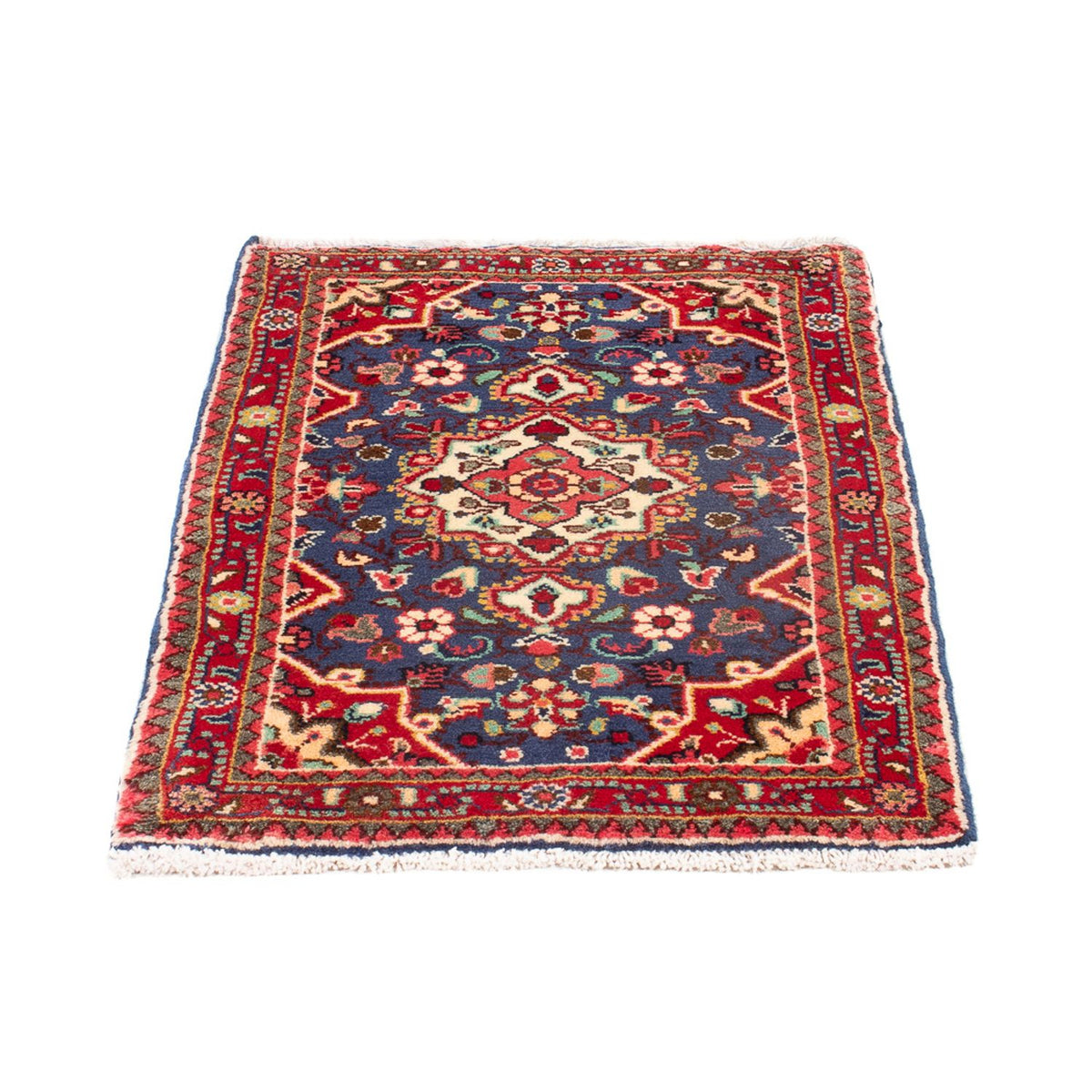 Persisk matta - Nomadic - 82 x 54 cm - mörkblå