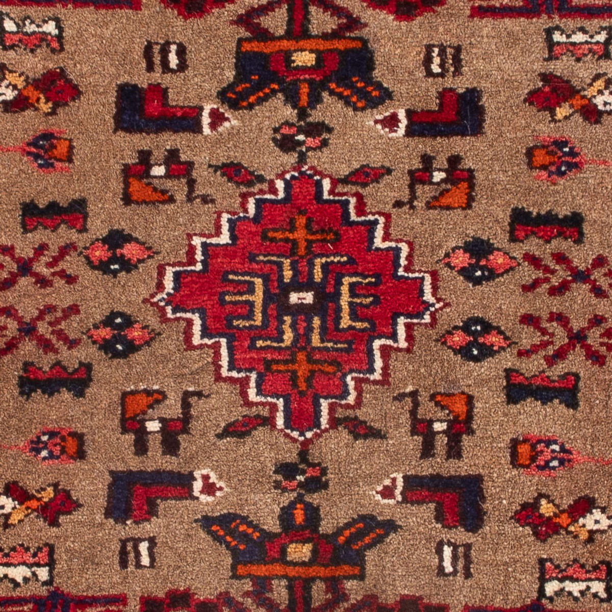 Persisk matta - Nomadic - 72 x 47 cm - brun