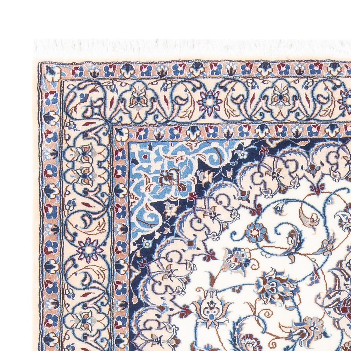 Persisk matta - Nain - Royal - 197 x 130 cm - grädde