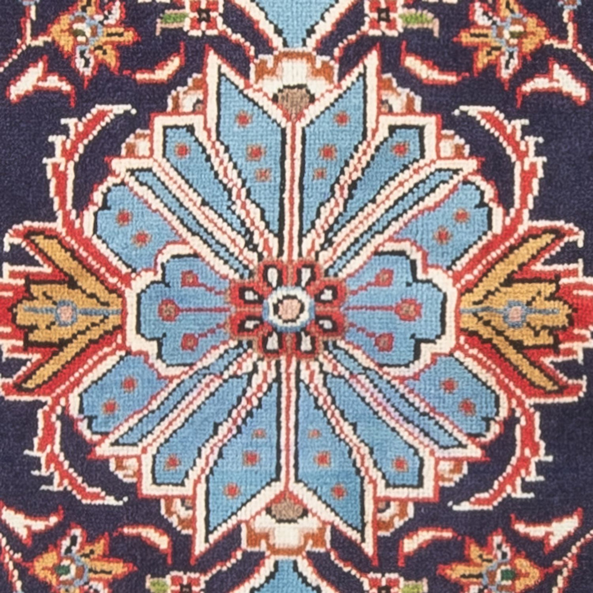 Persiska mattor - Keshan - 128 x 64 cm - mörkblå