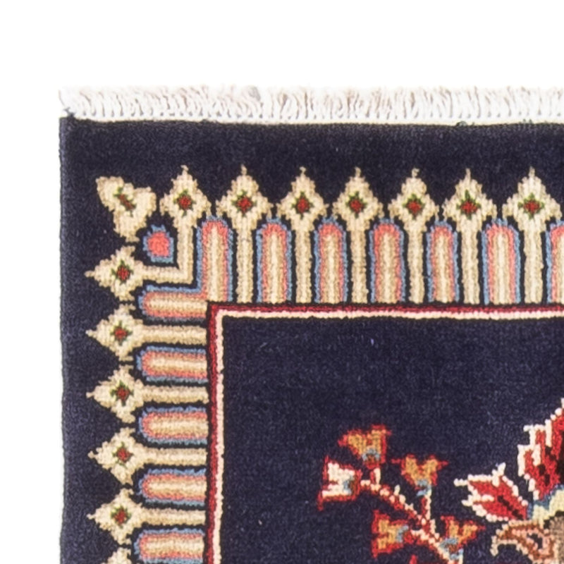 Persiska mattor - Keshan - 128 x 64 cm - mörkblå