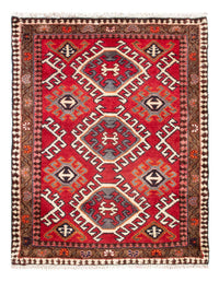 Turkaman-matta - 89 x 67 cm - röd