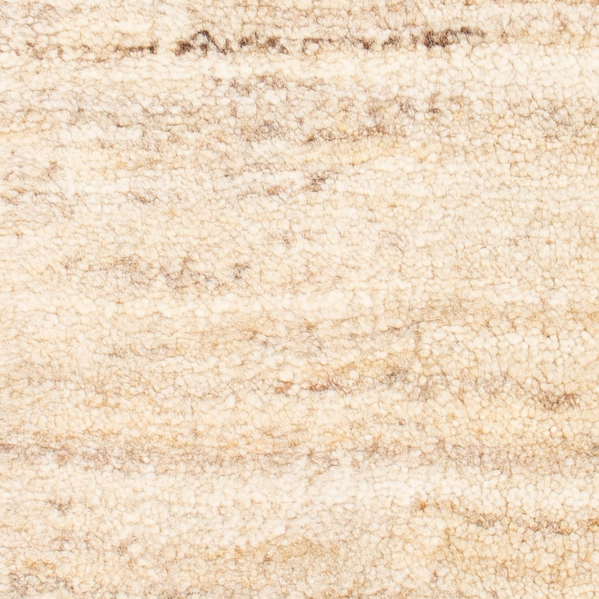 Gabbeh-matta - persisk - 60 x 40 cm - ljusbeige