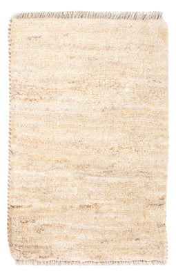 Gabbeh-matta - persisk - 60 x 40 cm - ljusbeige