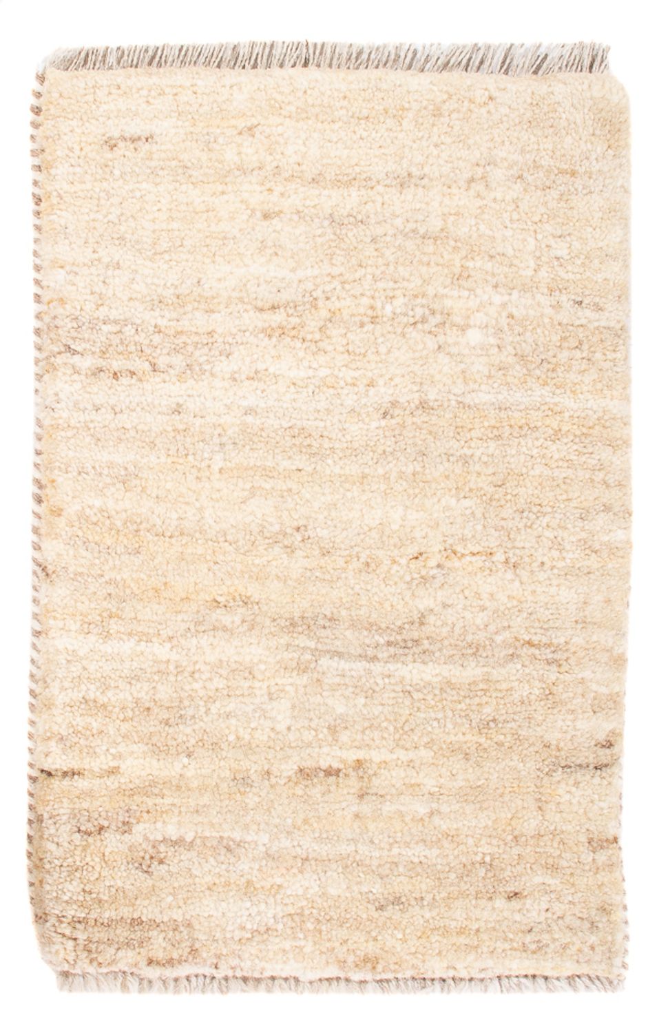 Gabbeh-matta - persisk - 60 x 40 cm - ljusbeige