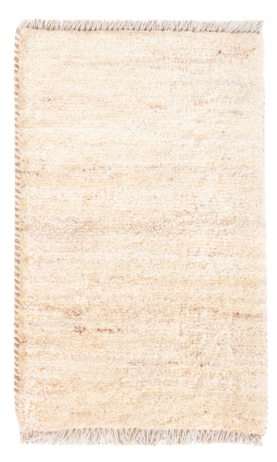Gabbeh-matta - persisk - 60 x 40 cm - ljusbeige