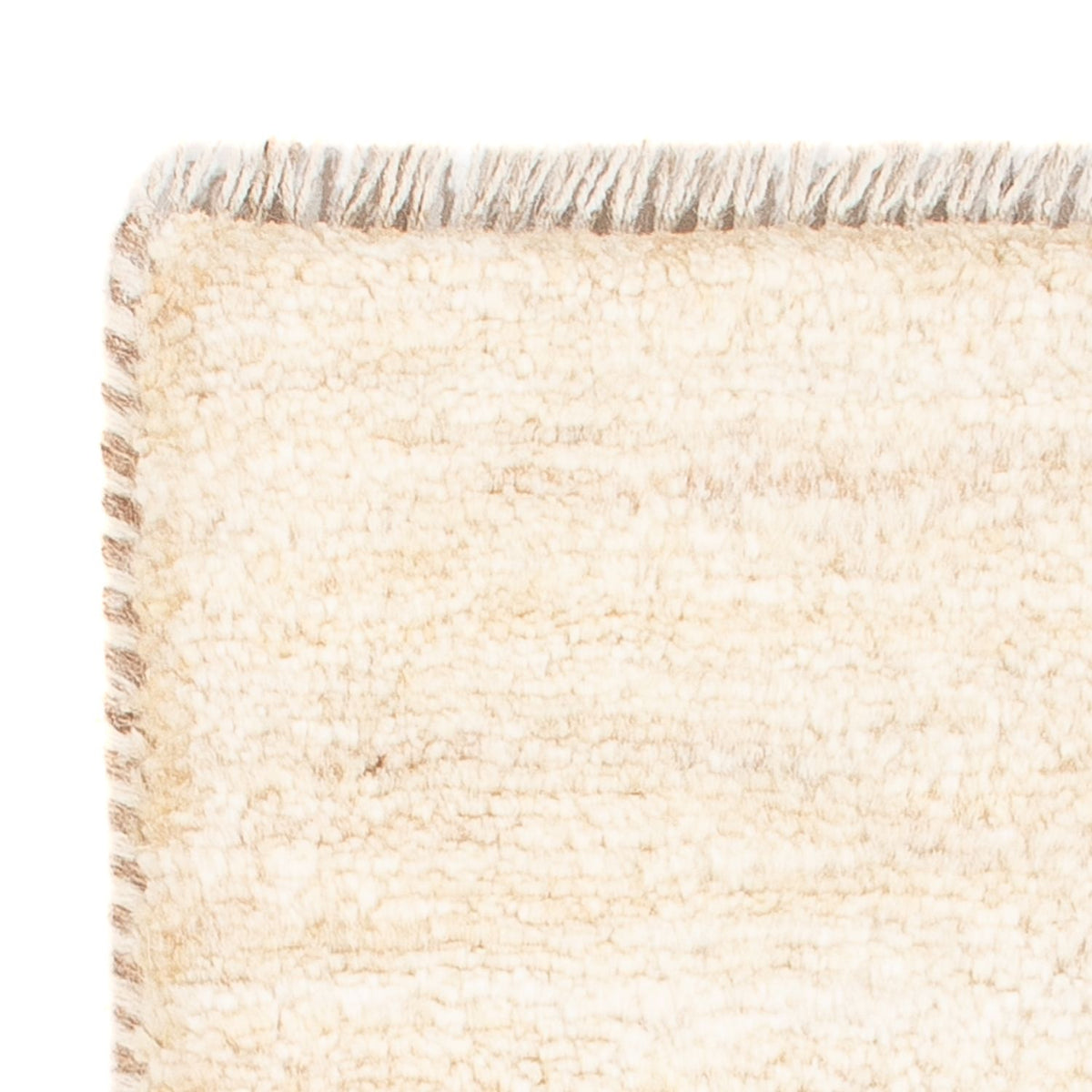 Gabbeh-matta - persisk - 60 x 40 cm - ljusbeige