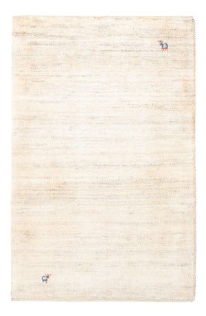 Gabbeh-matta - persisk - 127 x 83 cm - naturvit