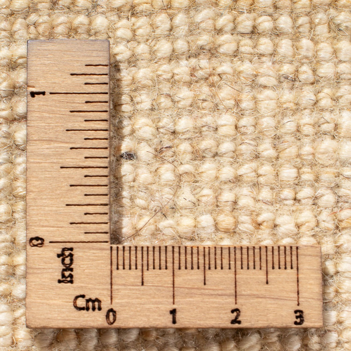 Gabbeh-matta - persisk - 127 x 83 cm - naturvit