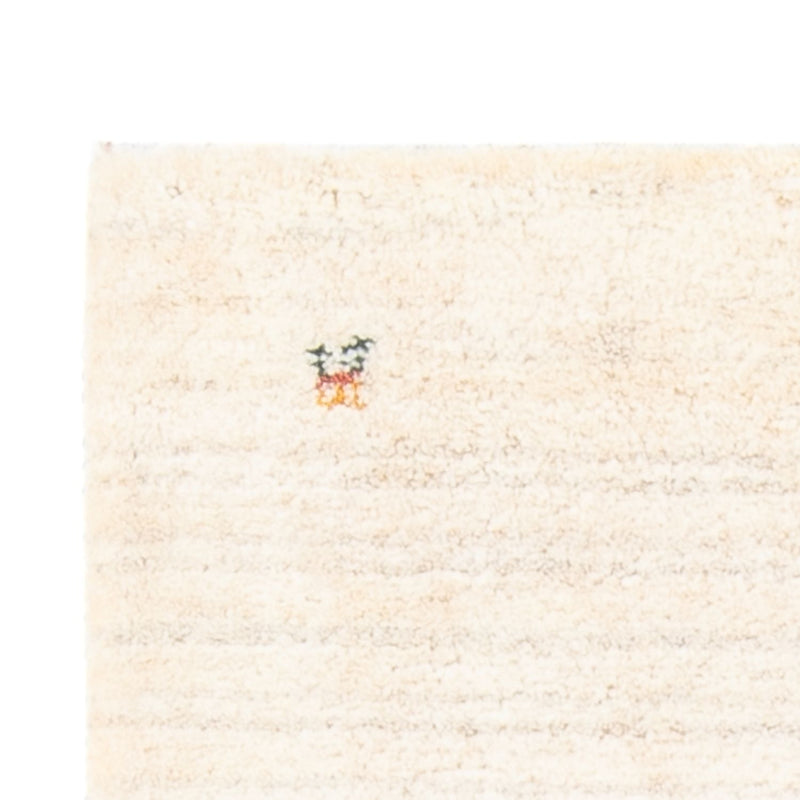 Gabbeh-matta - persisk - 146 x 73 cm - naturvit