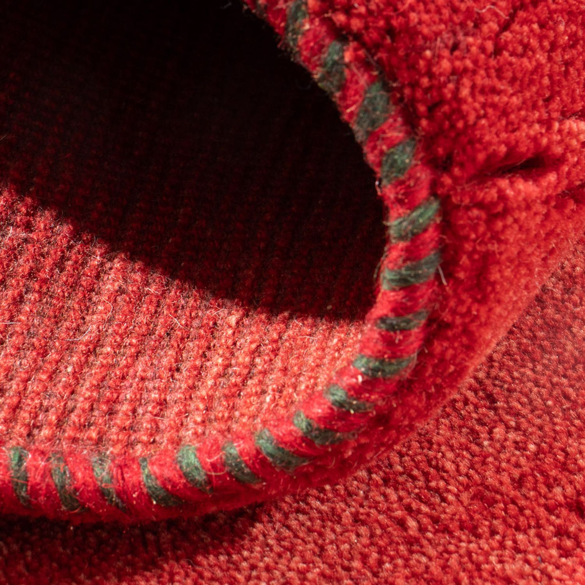 Gabbeh-matta - persisk - 123 x 76 cm - röd