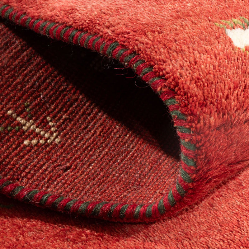 Gabbeh-matta - persisk - 123 x 79 cm - röd