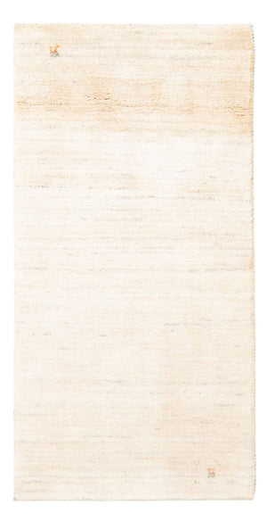 Gabbeh-matta - persisk - 144 x 71 cm - naturvit