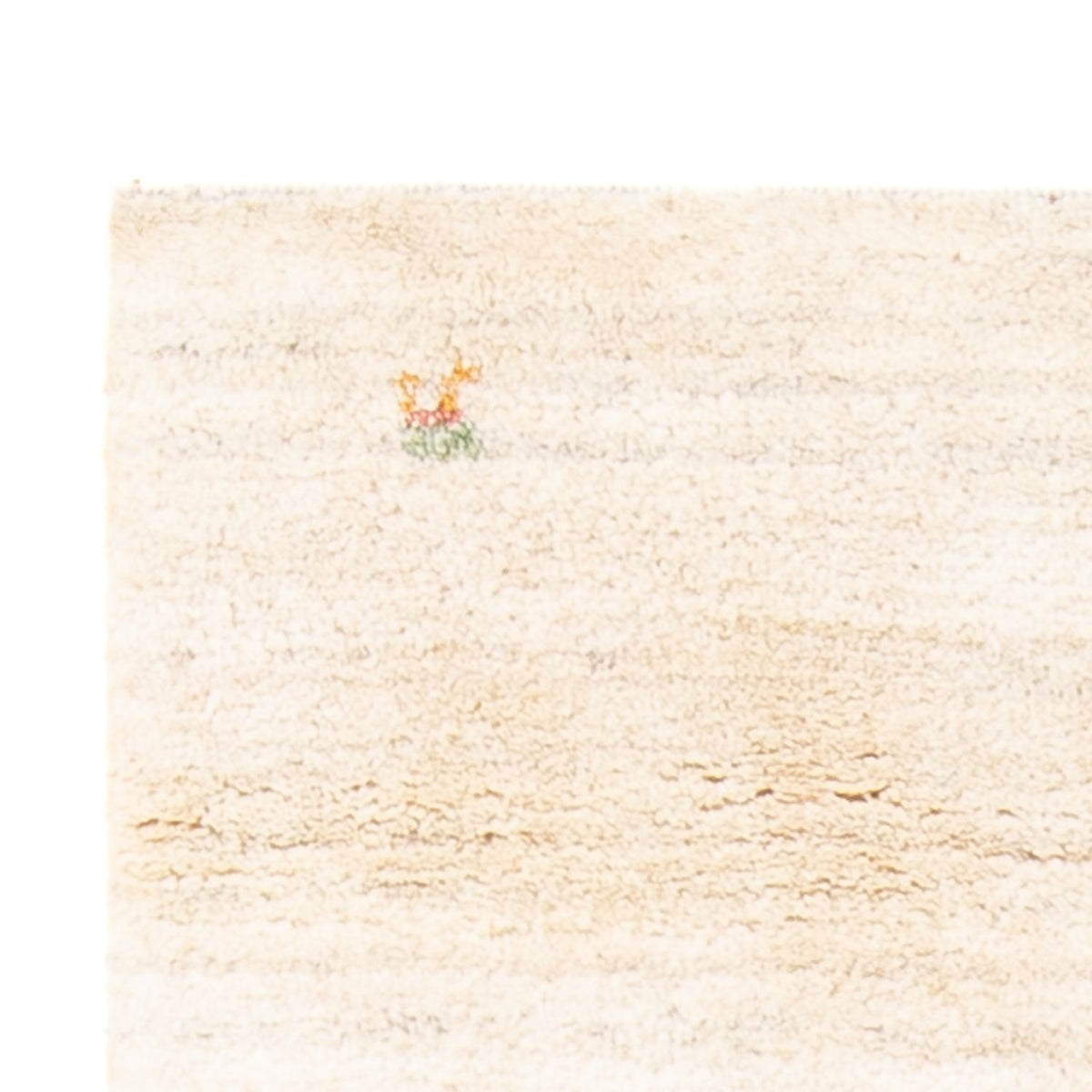 Gabbeh-matta - persisk - 144 x 71 cm - naturvit