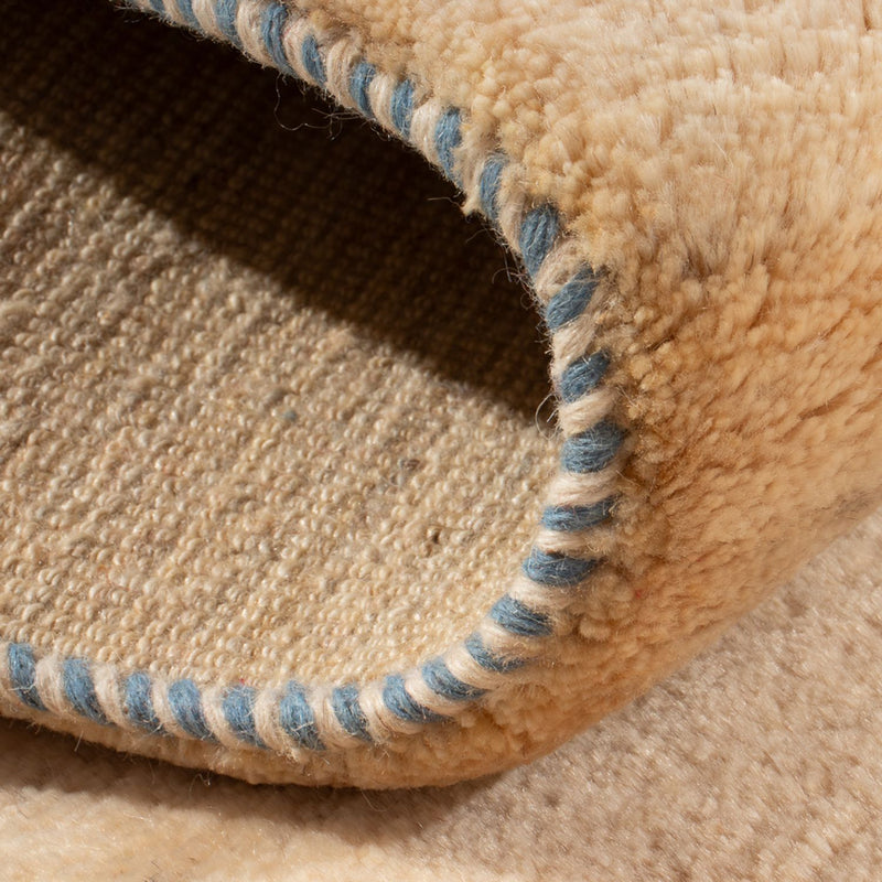 Gabbeh-matta - persisk - 144 x 71 cm - naturvit