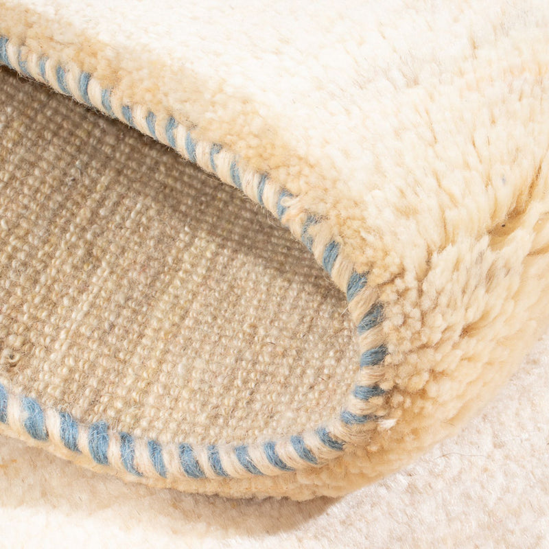 Runner Gabbeh-matta - persisk - 247 x 82 cm - naturvit