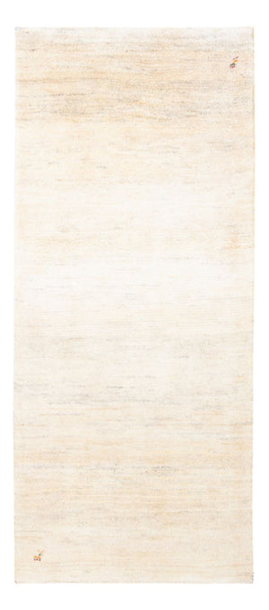 Runner Gabbeh-matta - persisk - 193 x 83 cm - naturvit