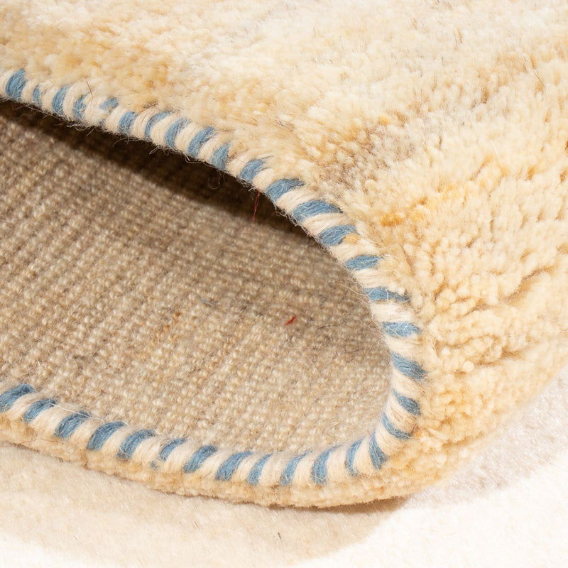 Runner Gabbeh-matta - persisk - 193 x 83 cm - naturvit