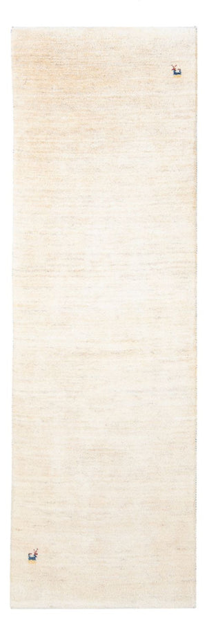 Runner Gabbeh-matta - persisk - 245 x 79 cm - naturvit