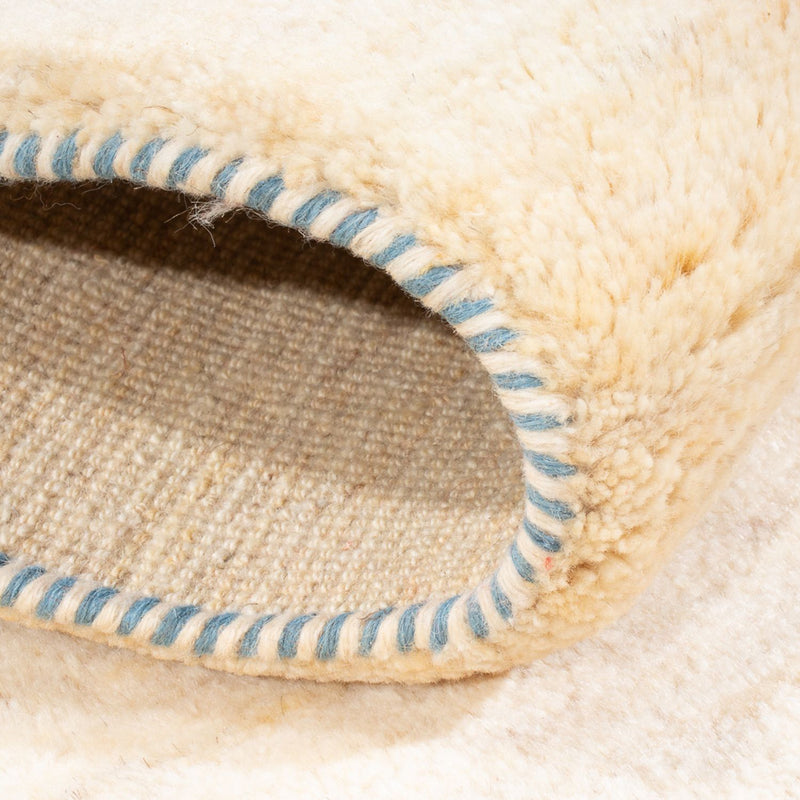 Runner Gabbeh-matta - persisk - 245 x 79 cm - naturvit