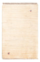 Gabbeh-matta - persisk - 85 x 60 cm - ljusbeige