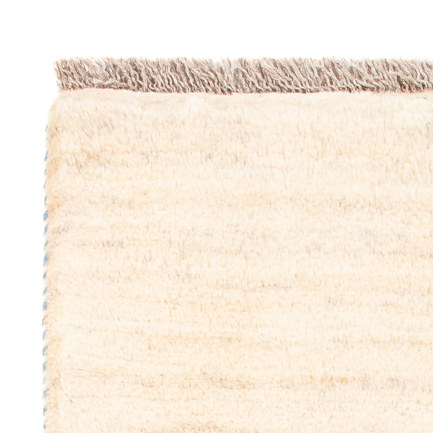 Gabbeh-matta - persisk - 85 x 60 cm - ljusbeige