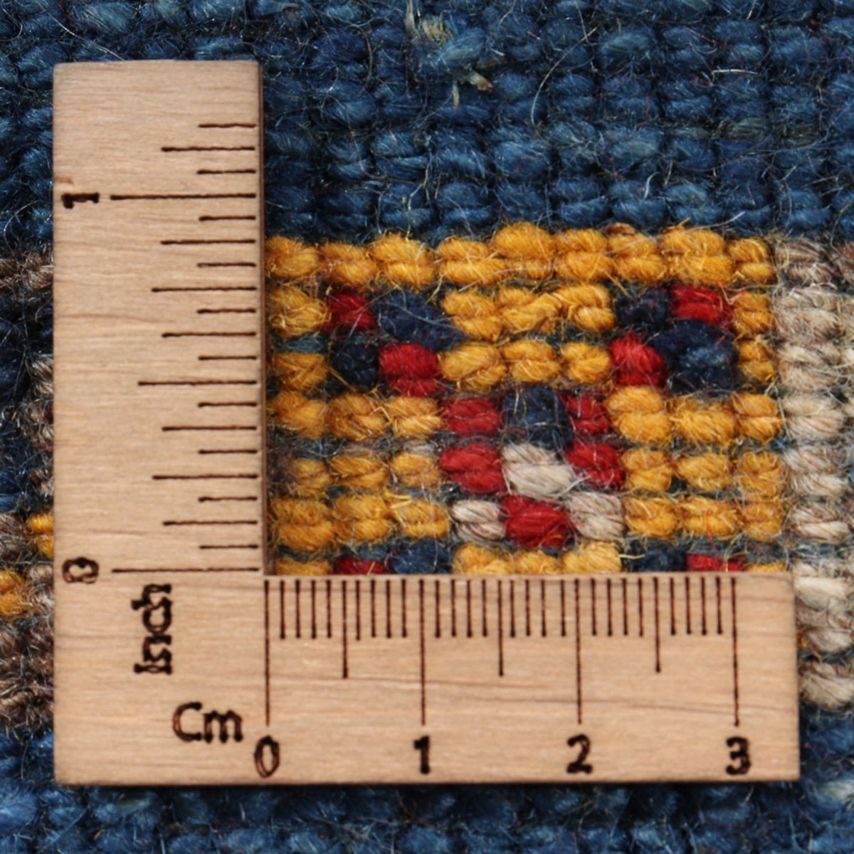 Gabbeh-matta - persisk - 87 x 63 cm - flerfärgad