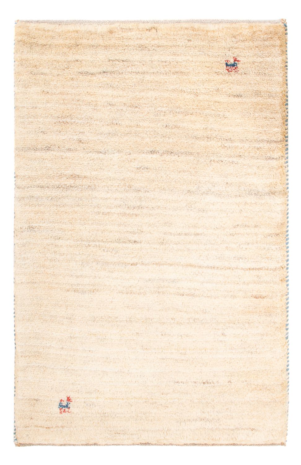 Gabbeh-matta - persisk - 90 x 60 cm - beige