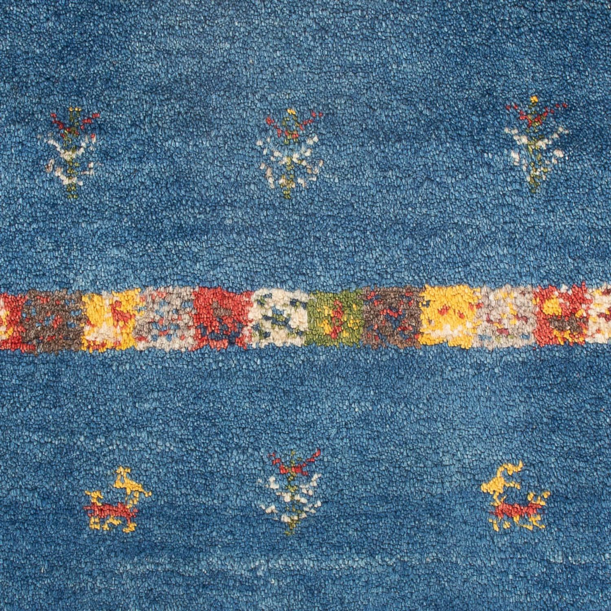 Gabbeh-matta - persisk - 92 x 65 cm - flerfärgad