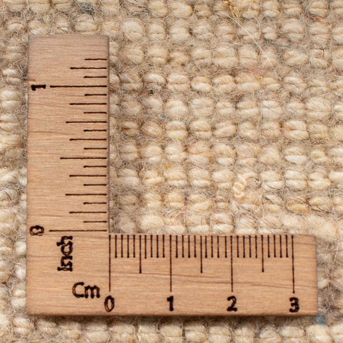 Gabbeh-matta - persisk - 86 x 60 cm - ljusbeige