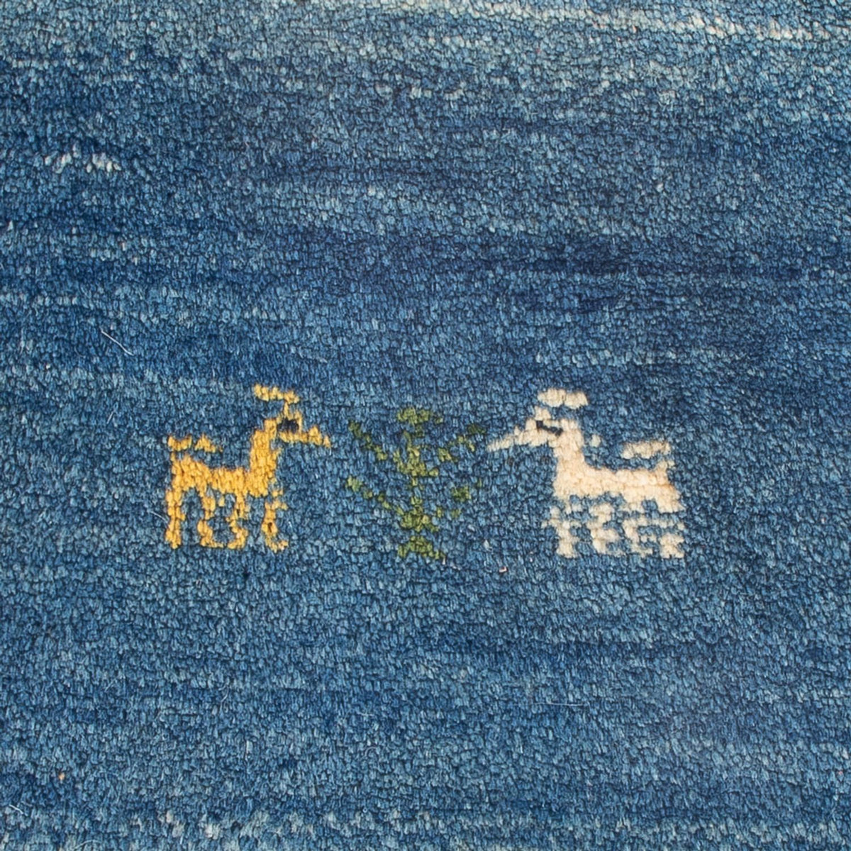 Gabbeh-matta - persisk - 60 x 40 cm - flerfärgad