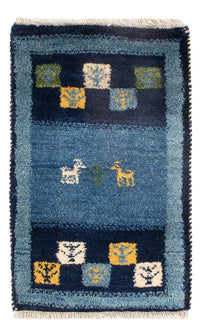 Gabbeh-matta - persisk - 60 x 40 cm - flerfärgad