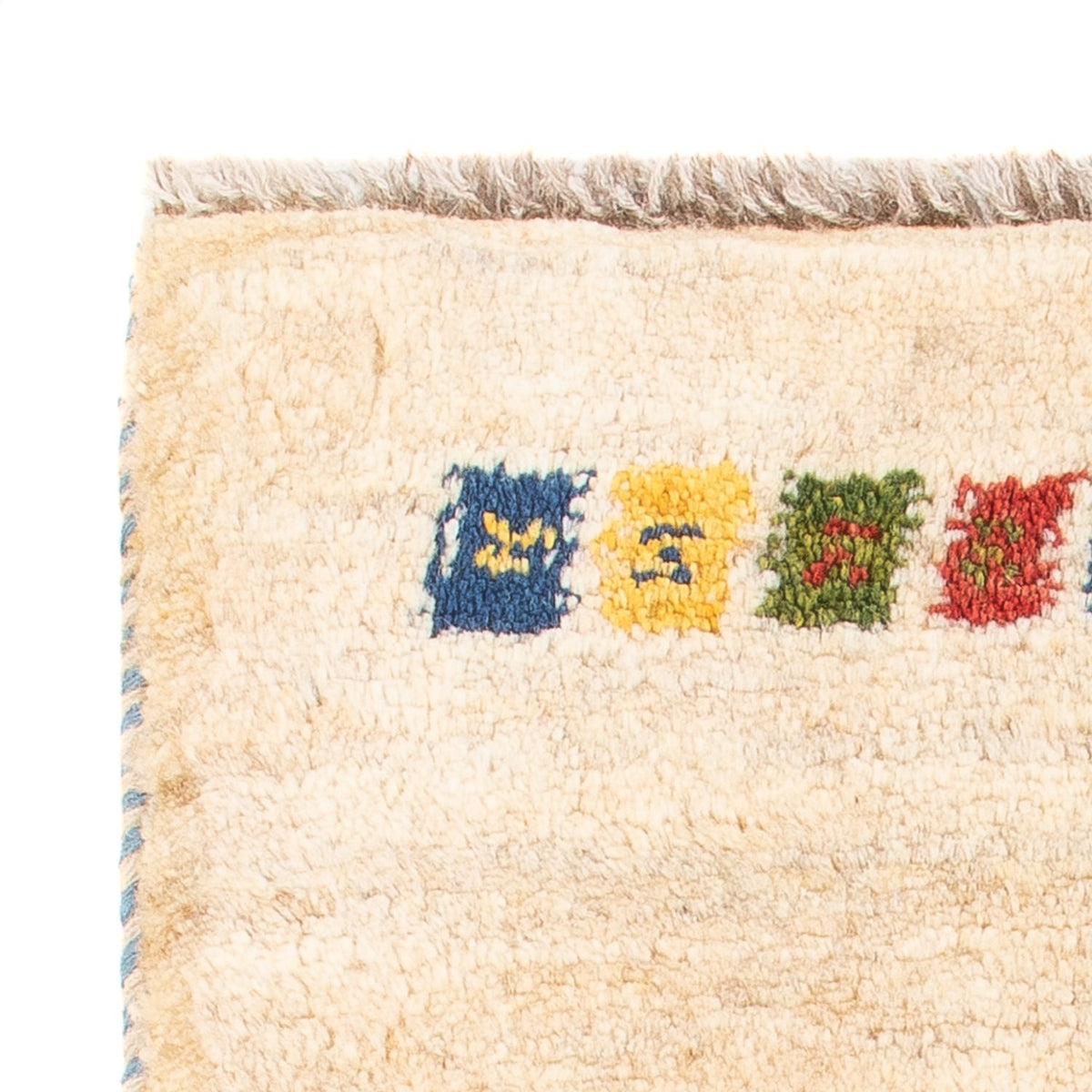 Gabbeh-matta - persisk - 60 x 40 cm - flerfärgad