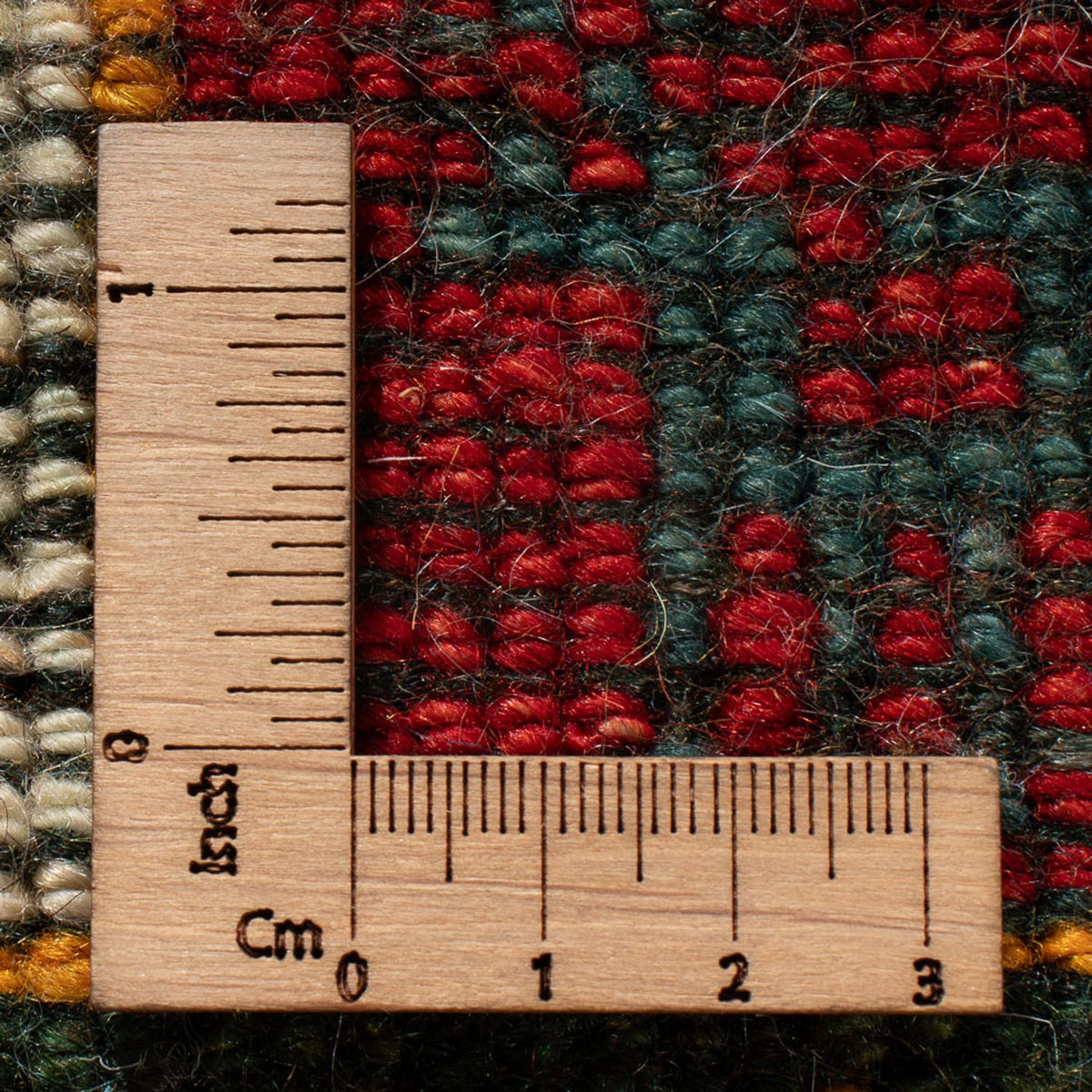 Gabbeh-matta - persisk - 60 x 40 cm - flerfärgad