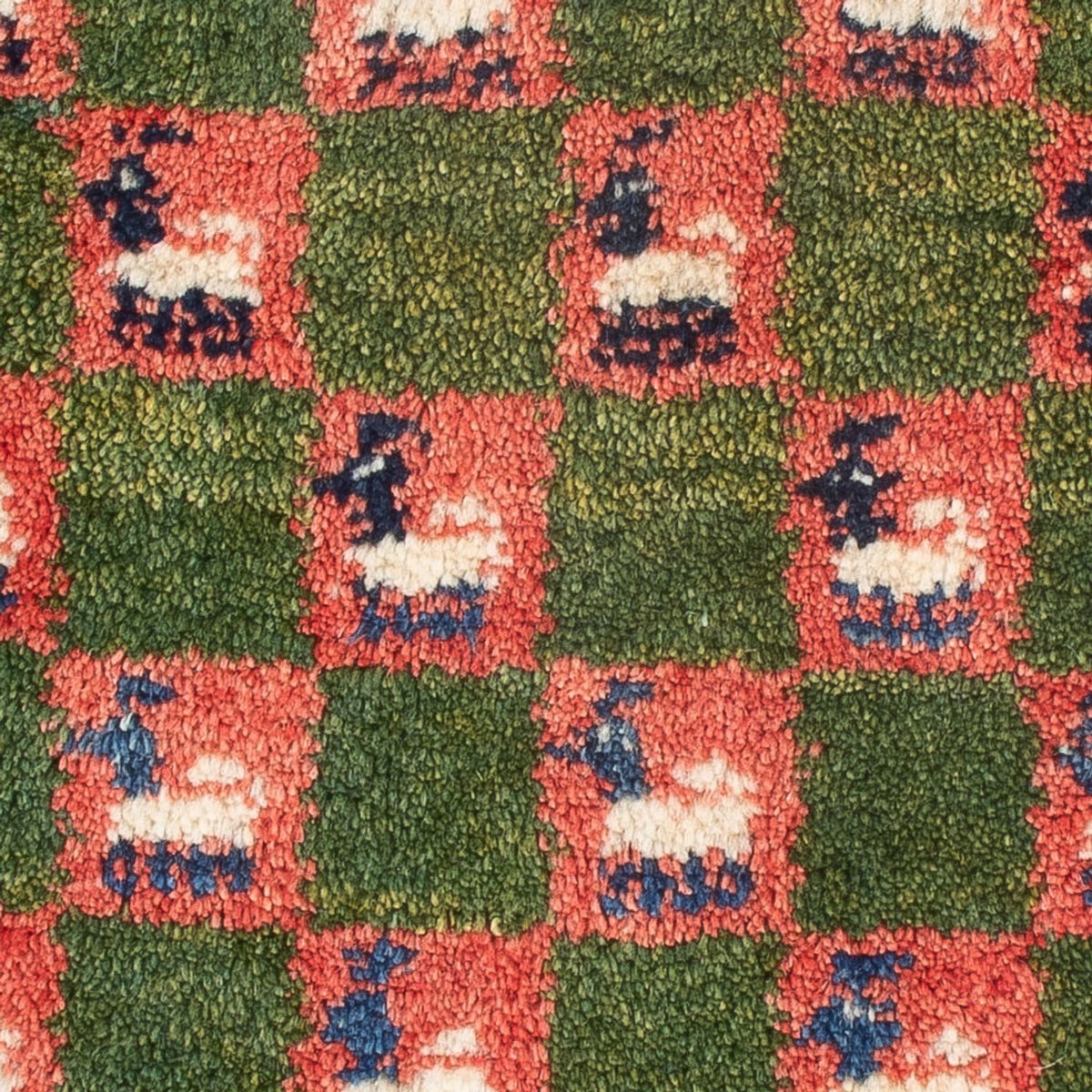 Gabbeh-matta - persisk - 60 x 40 cm - flerfärgad