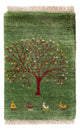 Persisk Gabbeh Mattan 60x40cm - Perserteppich Wollteppich