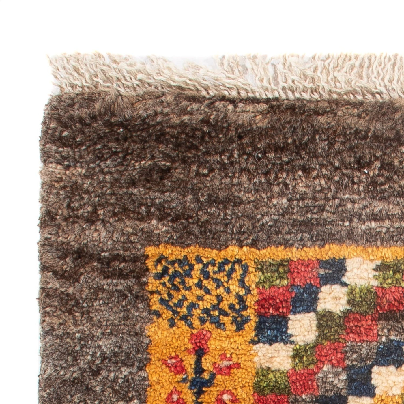 Persisk Gabbeh Mattan 60x40cm - Perserteppich Wollteppich
