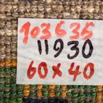 Gabbeh-matta - persisk - 60 x 40 cm - flerfärgad