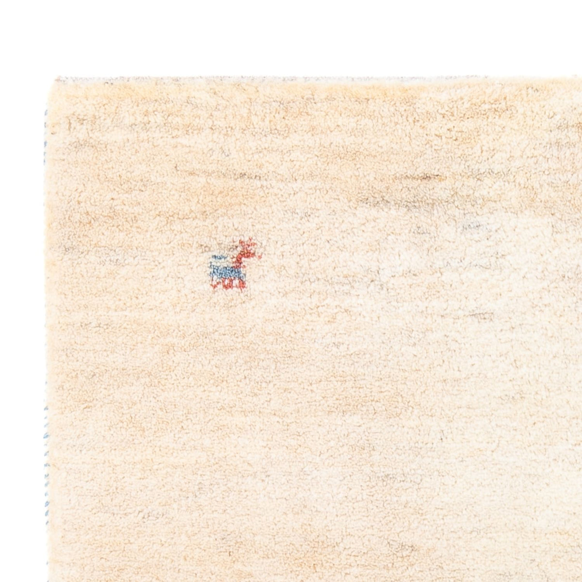 Gabbeh-matta - persisk - 152 x 98 cm - naturvit