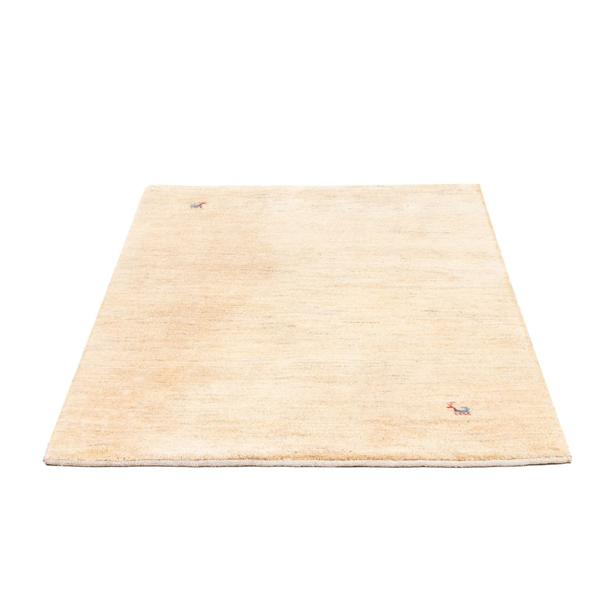 Gabbeh-matta - persisk - 152 x 98 cm - naturvit