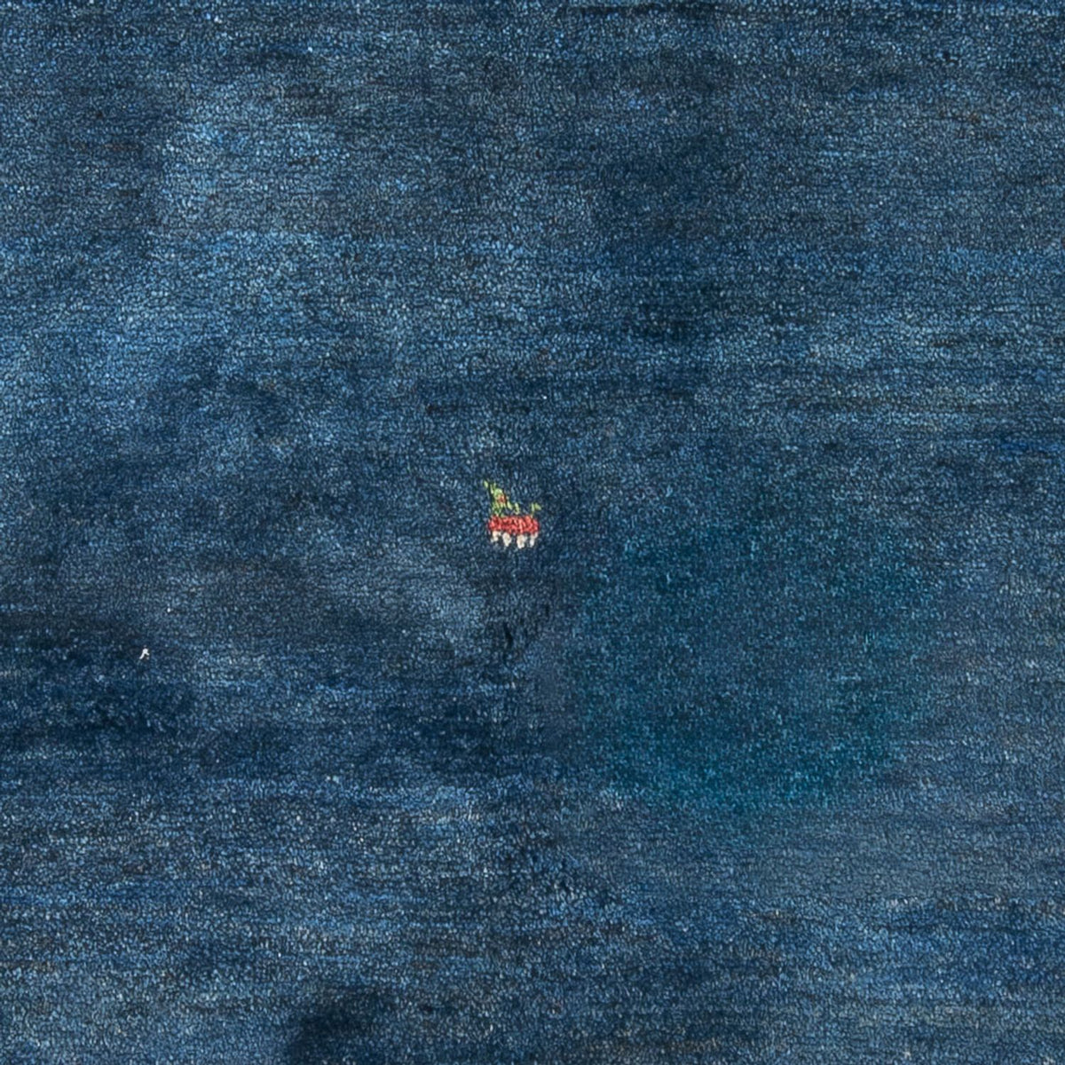 Gabbeh-matta - persisk - 201 x 151 cm - blå