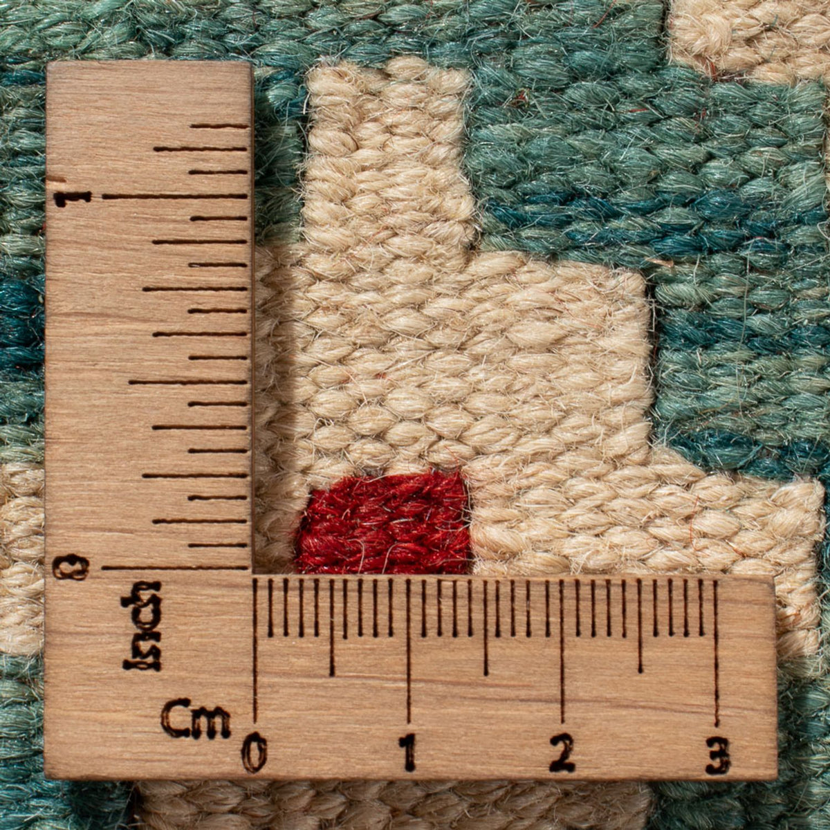 Kelim Carpet - Splash kvadrat  - 88 x 90 cm - flerfärgad