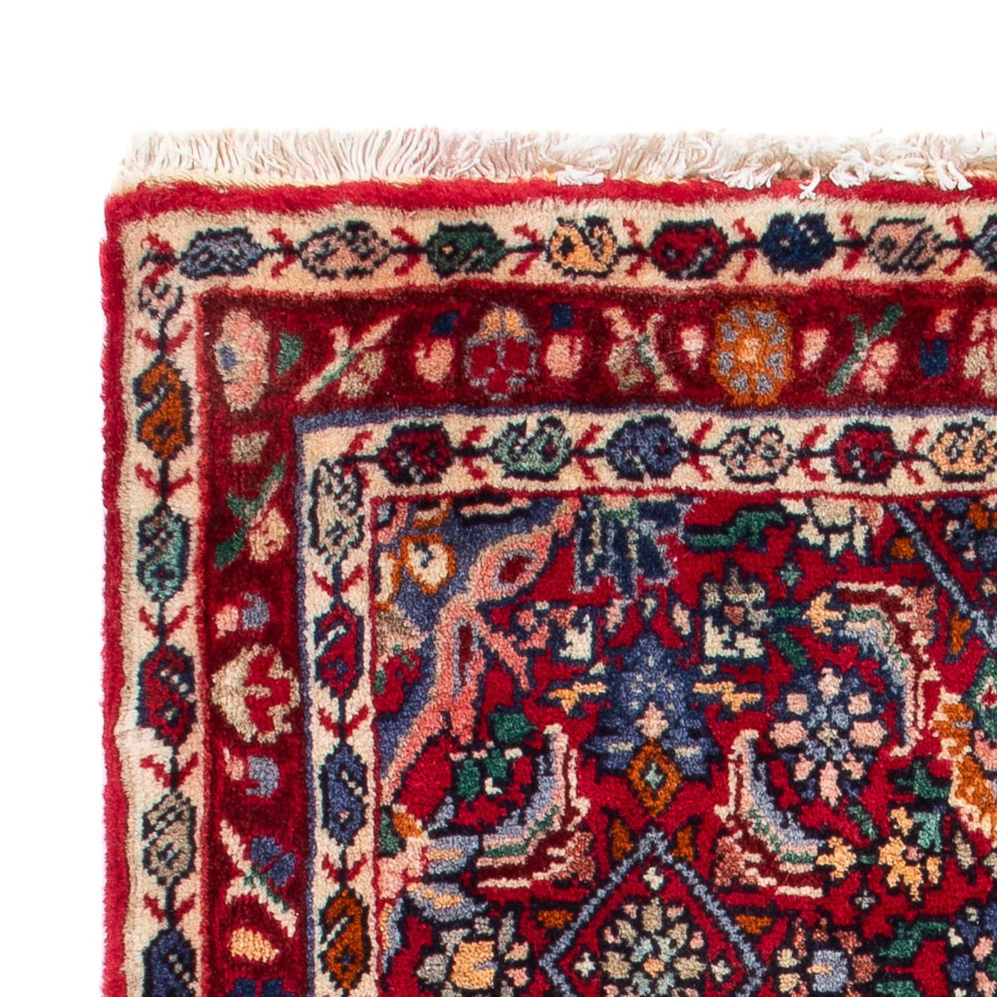 Persisk matta - Bijar - 80 x 52 cm - bordeaux röd