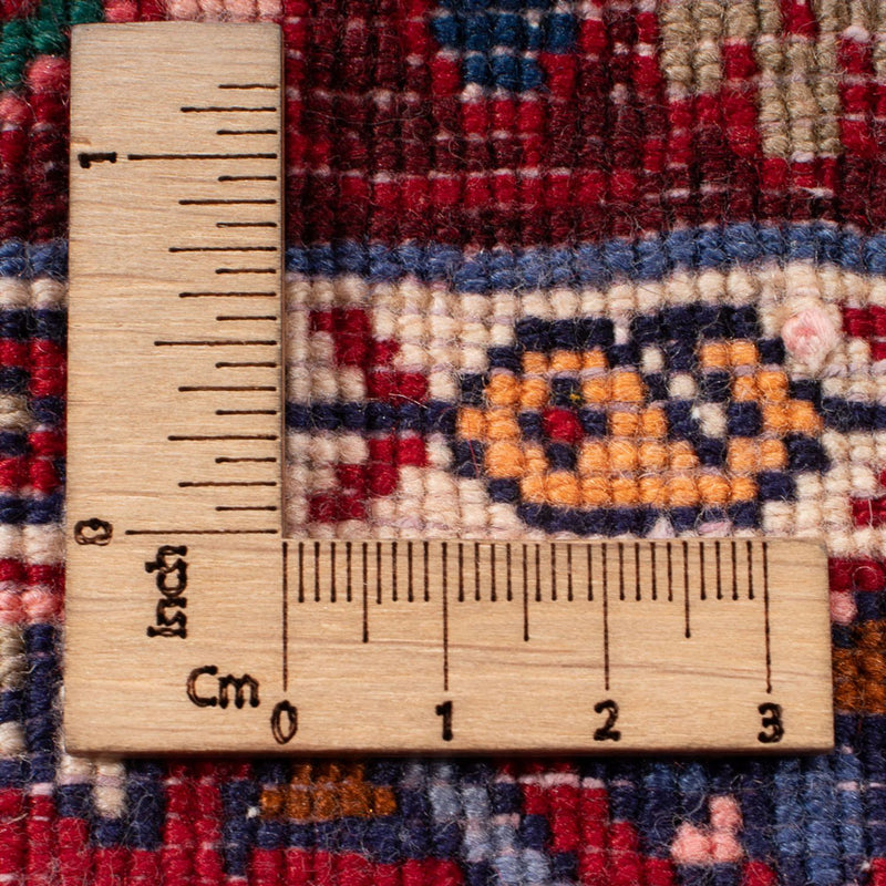 Persisk matta - Bijar - 76 x 55 cm - bordeaux röd