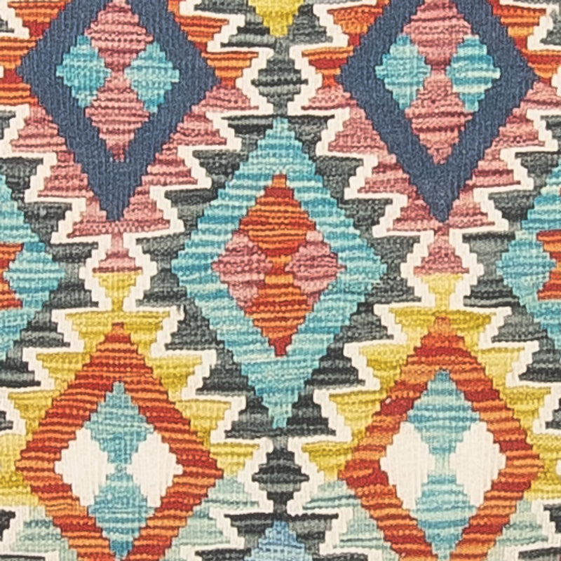 Runner Kelim Carpet - Splash - 281 x 80 cm - flerfärgad